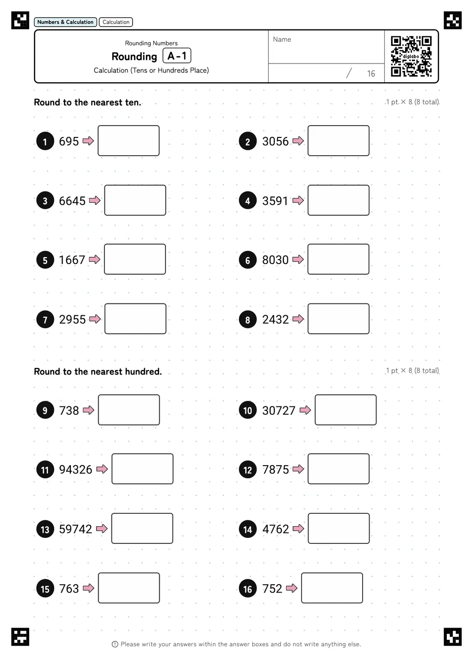 Rounding A-1