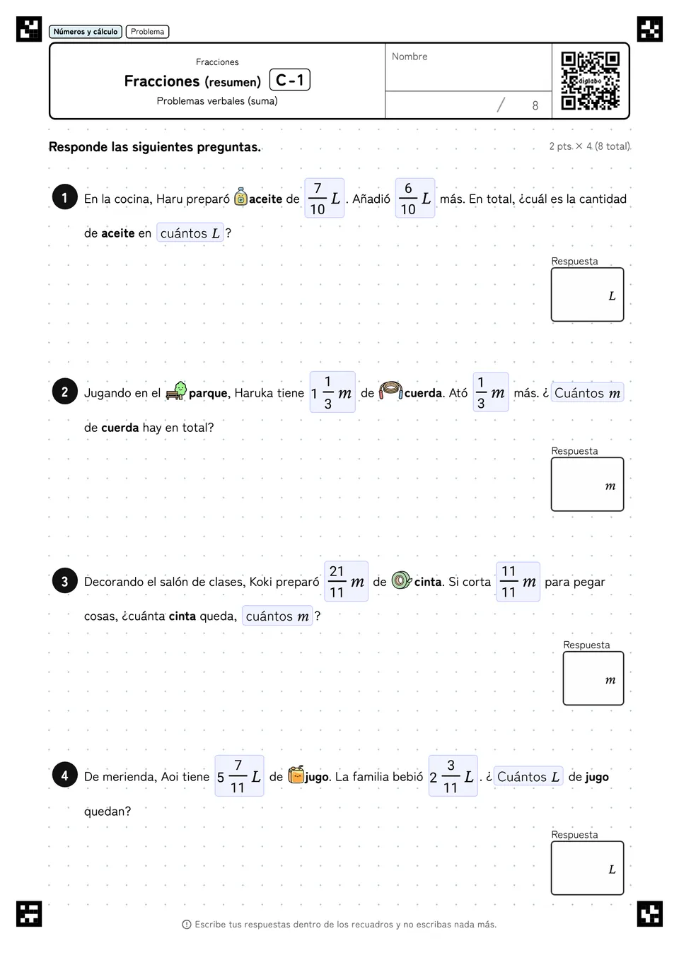 Fracciones (resumen) C-1