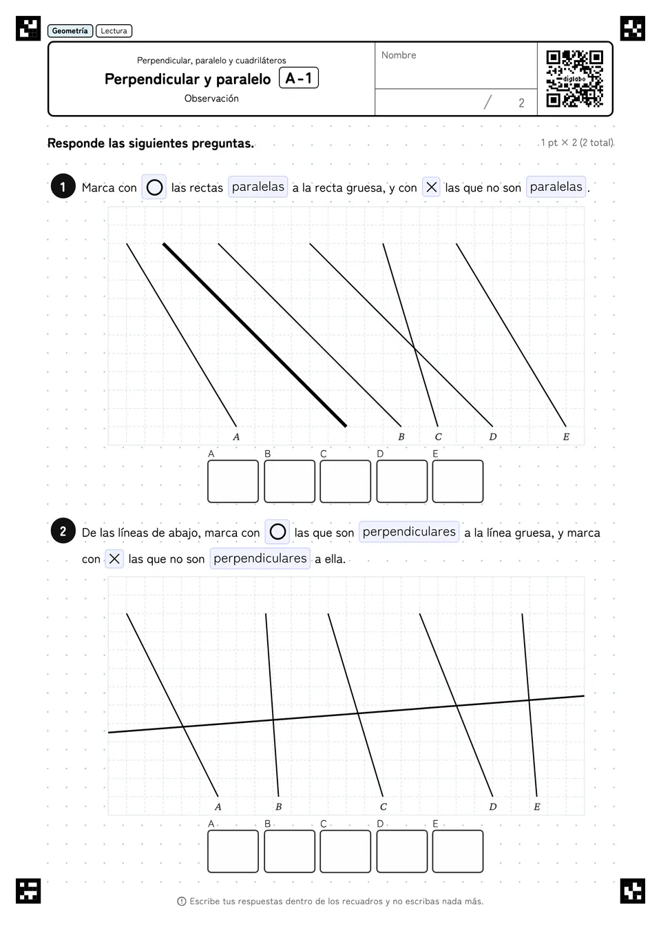 Perpendicular y paralelo A-1