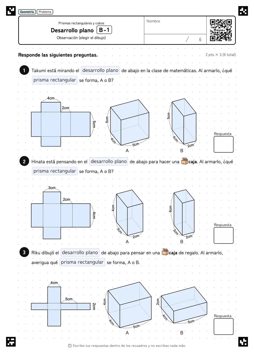 Desarrollo plano B-1