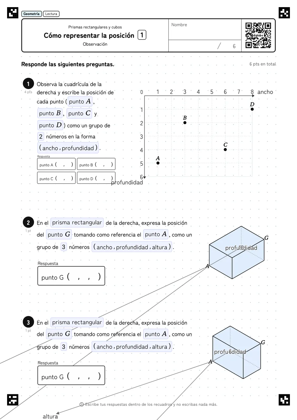 Cómo representar la posición 1