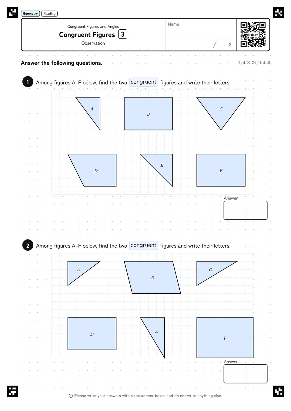 Congruent Figures 3