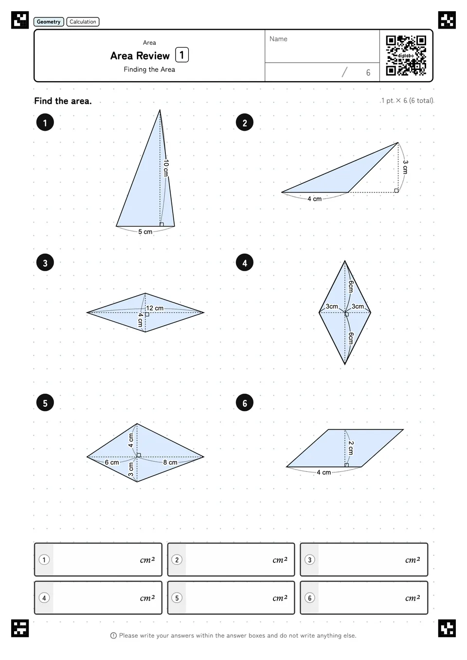 Area Review 1