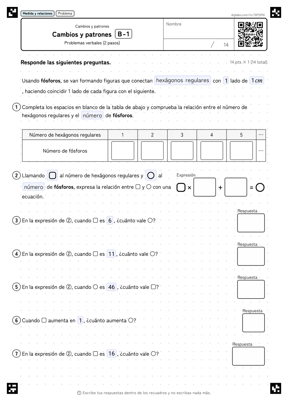 Cambios y patrones B-1