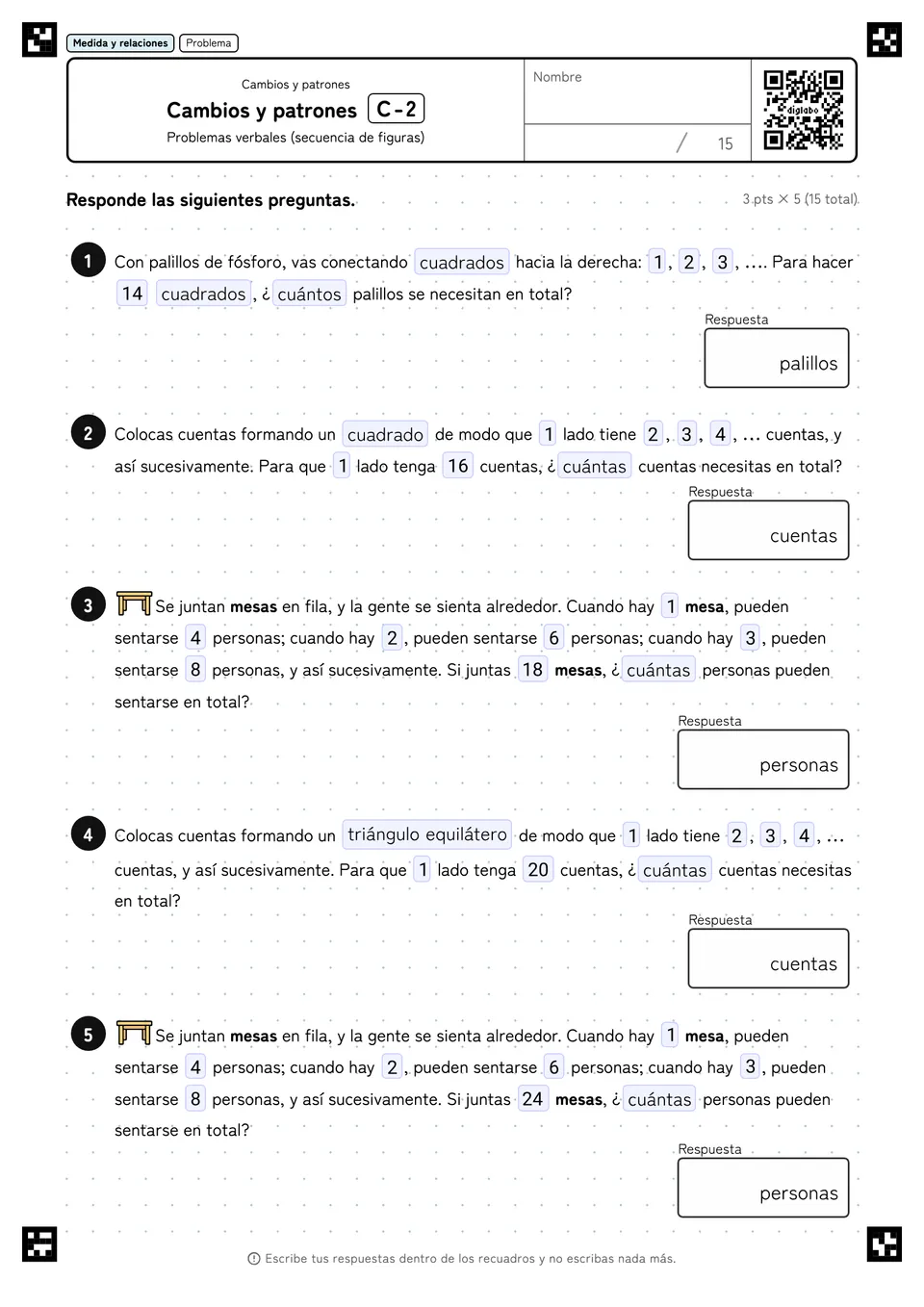 Cambios y patrones C-2