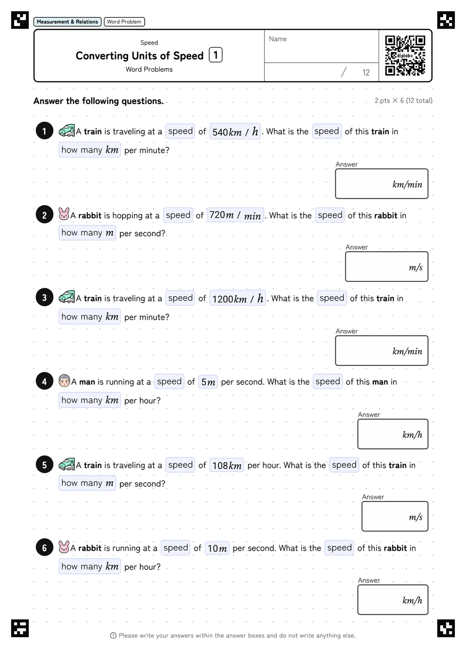 Converting Units of Speed 1