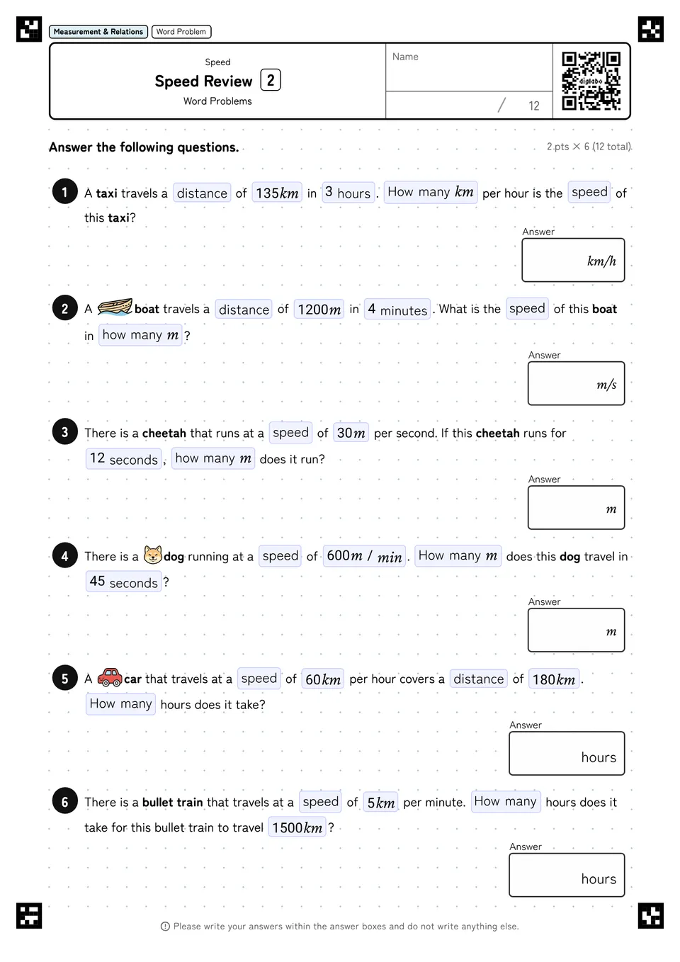 Speed Review 2