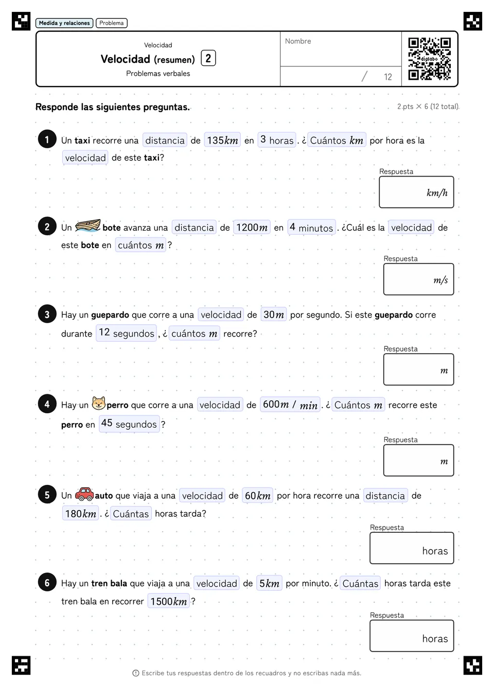 Velocidad (resumen) 2