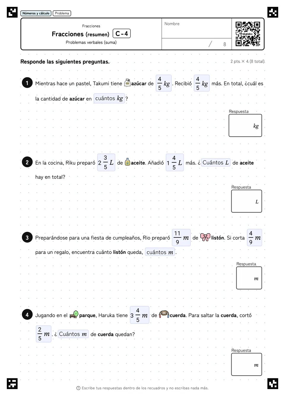 Fracciones (resumen) C-4