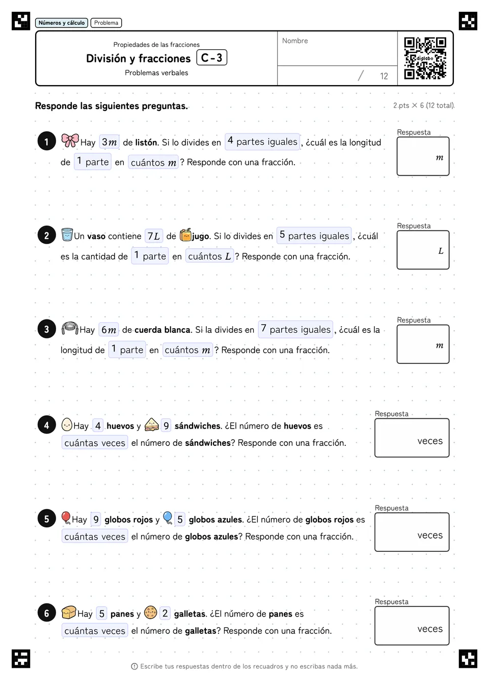 División y fracciones C-3