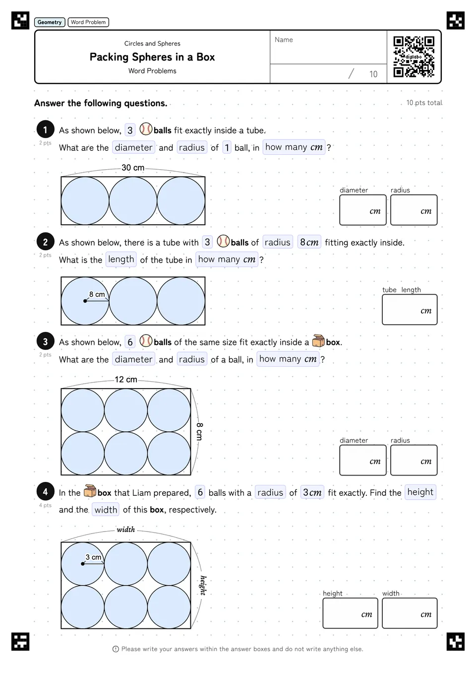 Packing Spheres in a Box