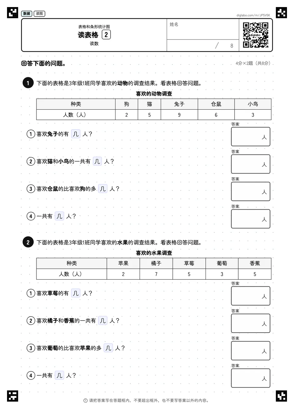 读表格 2