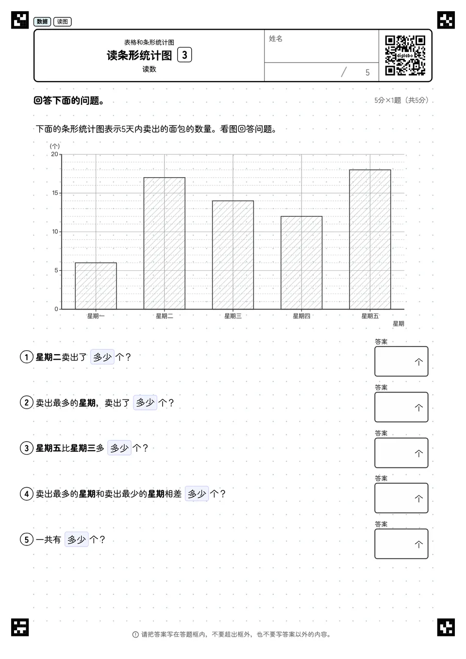 读条形统计图 3