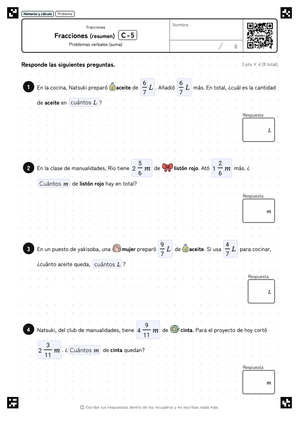 Fracciones (resumen) C-5