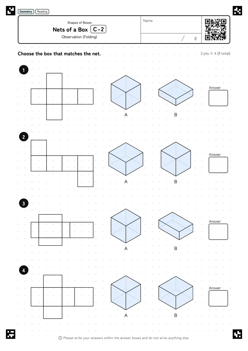 Nets of a Box C-2