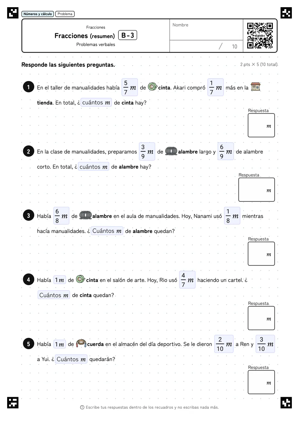 Fracciones (resumen) B-3